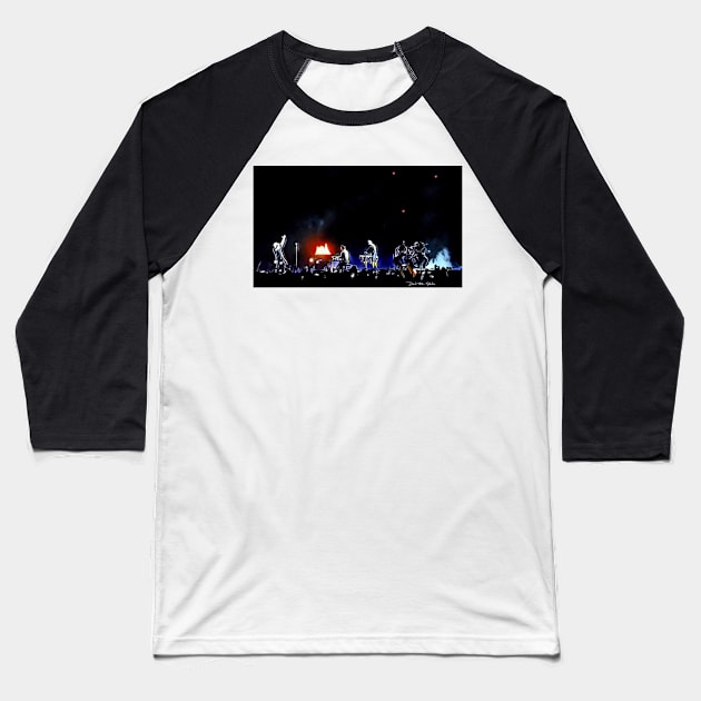 Disturbed - Evolution 2 Baseball T-Shirt by davidbstudios